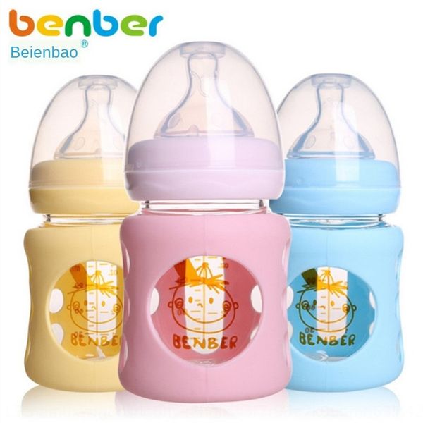 499 silicone glass beienbao anti-fall crystal diamond glass bottle with silicone sleeve infant wide diameter 120ml bottle
499 silicone glass beienbao anti-fall crystal diamond glass bottle with silicone sleeve infant wide diameter 120ml bottle