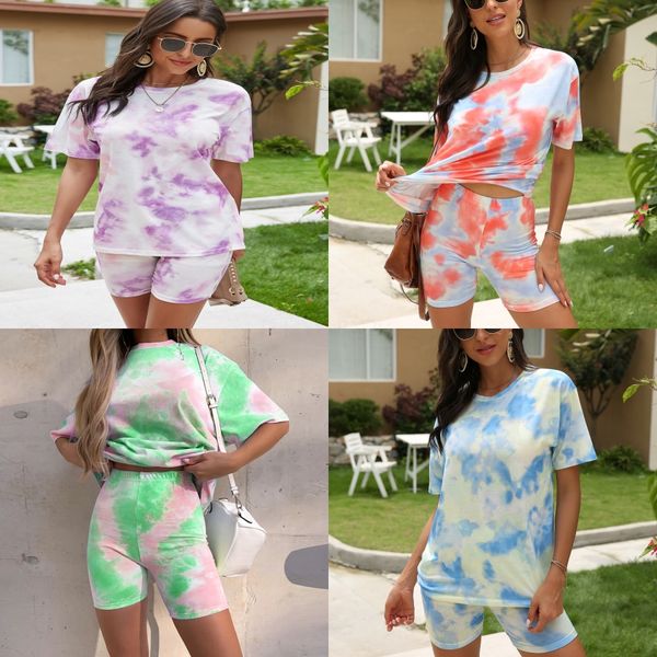 women tracksuits neon green tie dye printed sport sets o-neck short sleeve t-shirt and tight shorts matching set casual suits#913, Gray
women tracksuits neon green tie dye printed sport sets o-neck short sleeve t-shirt and tight shorts matching set casual suits#913, Gray