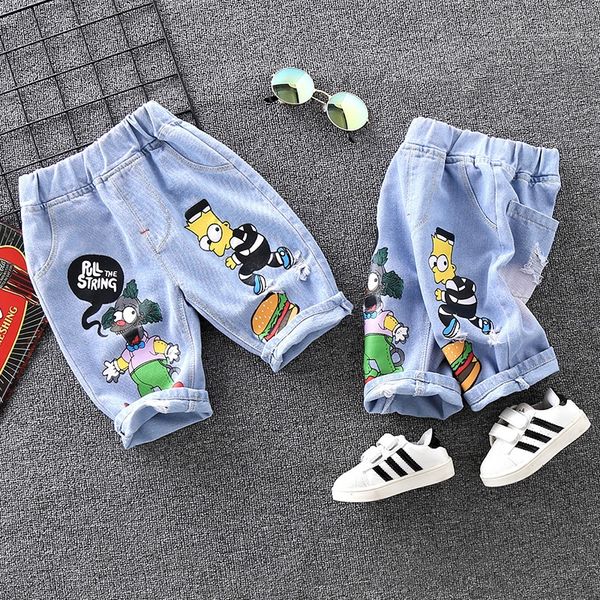 children's summer five-legged and jeans 2020 korean style cartoon printing boys' jeans pants baby thin style pants fashion, Blue
children's summer five-legged and jeans 2020 korean style cartoon printing boys' jeans pants baby thin style pants fashion, Blue