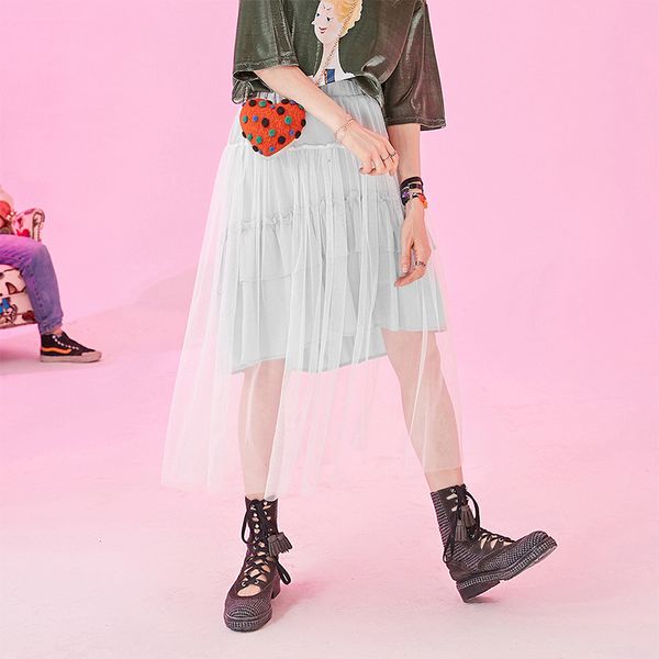 Summer New Mesh Women Pleated Skirts Fashion Sweet Solid Glitter Woman Skirt Natural Waist A-Line Female Clothing, Black
Summer New Mesh Women Pleated Skirts Fashion Sweet Solid Glitter Woman Skirt Natural Waist A-Line Female Clothing, Black