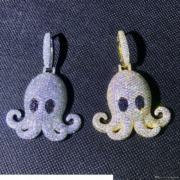 i micro pave zircon animal iced out ocs pendant necklace with rope chain men women hip hop jewelry, Silver
i micro pave zircon animal iced out ocs pendant necklace with rope chain men women hip hop jewelry, Silver