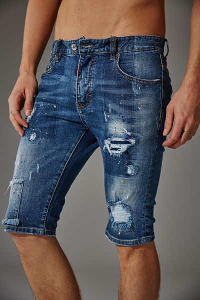 new summer men's ripped denim shorts do old shabby retro designer jeans shorts wholesale denim shorts slim micro elastic, Blue
new summer men's ripped denim shorts do old shabby retro designer jeans shorts wholesale denim shorts slim micro elastic, Blue