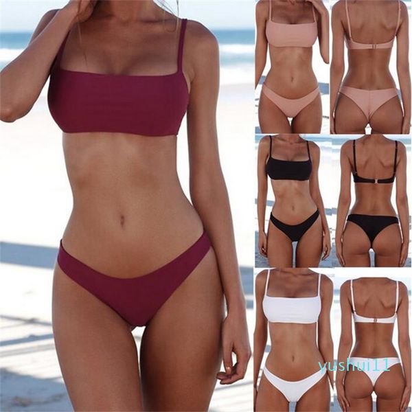 wholesale-2018 halter swim suit women swim wear female hollow black bathing suit padded swimming suit solid bodysuit
wholesale-2018 halter swim suit women swim wear female hollow black bathing suit padded swimming suit solid bodysuit
