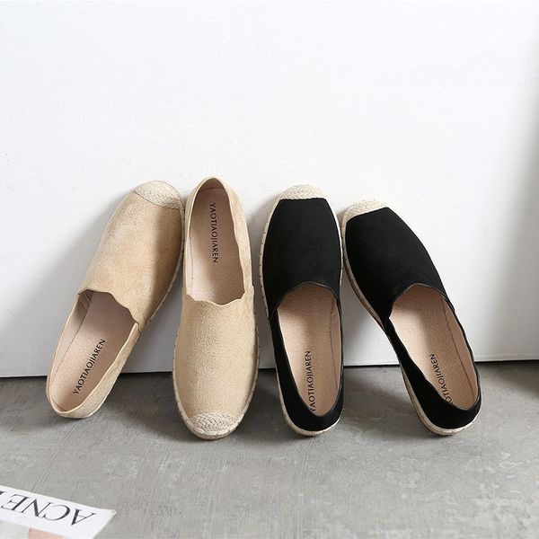 spring espadrilles woman flats loafers women shoes big size retro classic stylish slip on footwear, Black
spring espadrilles woman flats loafers women shoes big size retro classic stylish slip on footwear, Black