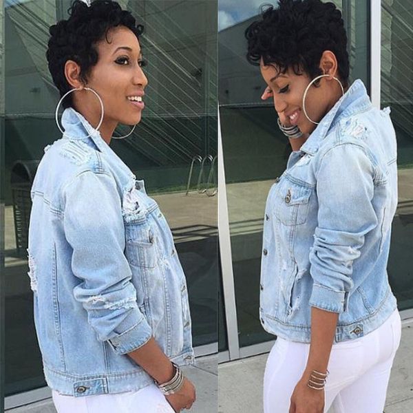 selling women's with holes and slimming selling women's denim with holes and slimming jacket jacketdenim jacket, Black;brown
selling women's with holes and slimming selling women's denim with holes and slimming jacket jacketdenim jacket, Black;brown
