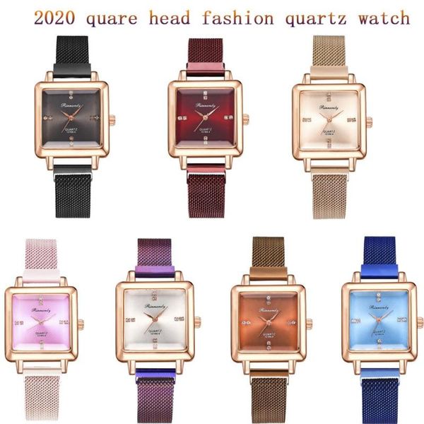 2020 new classic square head luxury women watches magnetic new fashion female clock quartz wristwatch fashion ladies wrist watch, Slivery;brown
2020 new classic square head luxury women watches magnetic new fashion female clock quartz wristwatch fashion ladies wrist watch, Slivery;brown