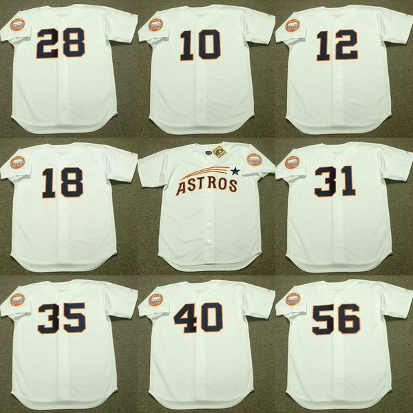 houston 31 don larsen 18 joe morgan 10 rusty staub 40 don wilson 28 cesar cedeno 35 mike cuellar 56 jim bouton baseball jersey, Black
houston 31 don larsen 18 joe morgan 10 rusty staub 40 don wilson 28 cesar cedeno 35 mike cuellar 56 jim bouton baseball jersey, Black