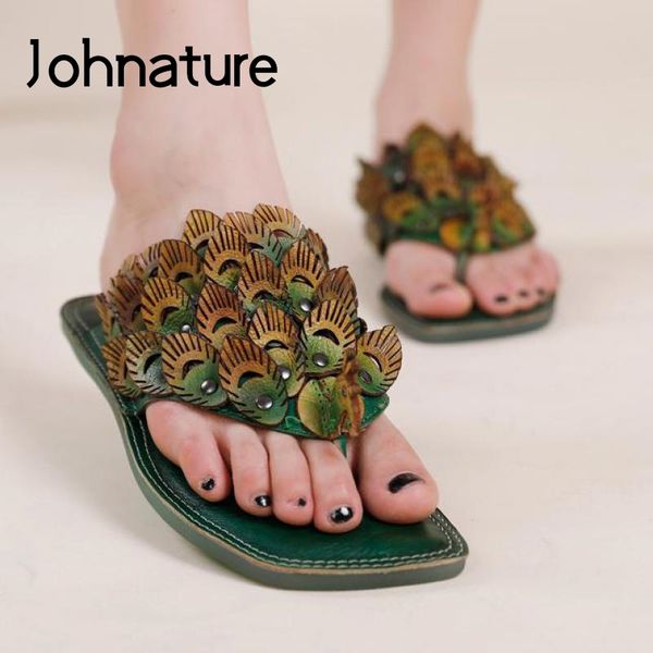 slippers johnature women genuine leather flip flops sewing shoes flat with 2021 summer peacock concise ladies, Black
slippers johnature women genuine leather flip flops sewing shoes flat with 2021 summer peacock concise ladies, Black