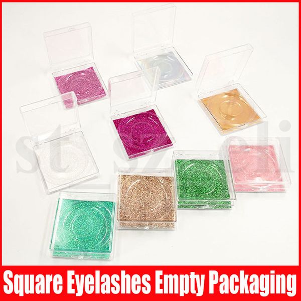 9 colors eyelash packaging square false eyelashes packaging box 3d lashes box transparent plastic clear eyelash box with trays
9 colors eyelash packaging square false eyelashes packaging box 3d lashes box transparent plastic clear eyelash box with trays