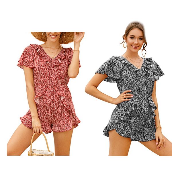 women's jumpsuits & rompers boho print short jumpsuit summer women fashion high waist beach holiday, Black;white
women's jumpsuits & rompers boho print short jumpsuit summer women fashion high waist beach holiday, Black;white