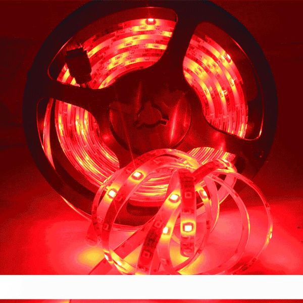 

Waterproof IP65 5M Roll 3528 SMD 60 LEDs M 300 LEDs RGB 12V Flexible LED Strip Light 7 Color Changing Colorful Led lights