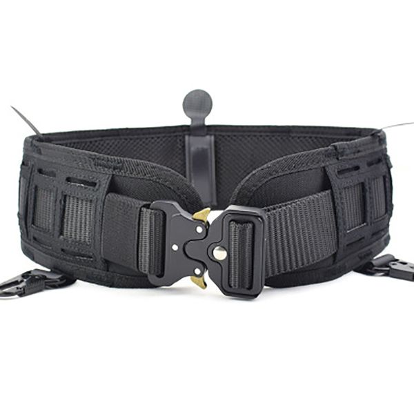 outdoor adjustable girdle tactical waistband belt durable breathable hanging girdle hunting sports gear, Black;gray
outdoor adjustable girdle tactical waistband belt durable breathable hanging girdle hunting sports gear, Black;gray