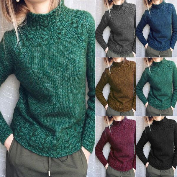 2020 new women sweater solid color linen sweater knitted turtleneck sweater ropa mujer sale, Black;gray
2020 new women sweater solid color linen sweater knitted turtleneck sweater ropa mujer sale, Black;gray