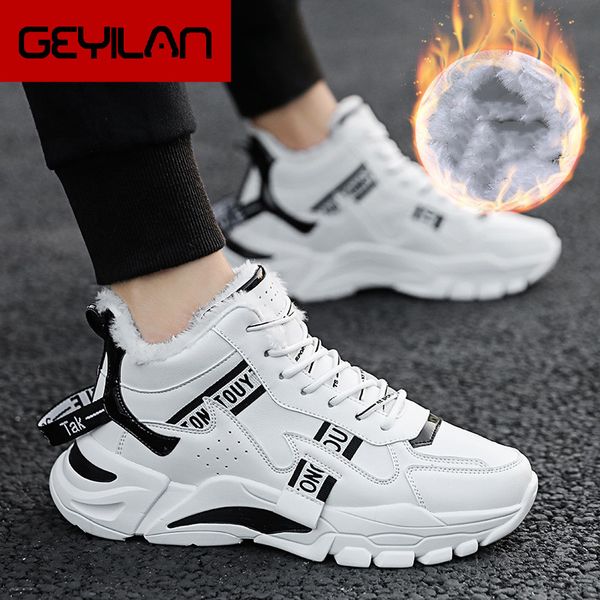 winter men's boots fashion thick bottom non-slip warm winter shoes for men fur warm ankle snow boots footwear male sneakers, Black
winter men's boots fashion thick bottom non-slip warm winter shoes for men fur warm ankle snow boots footwear male sneakers, Black