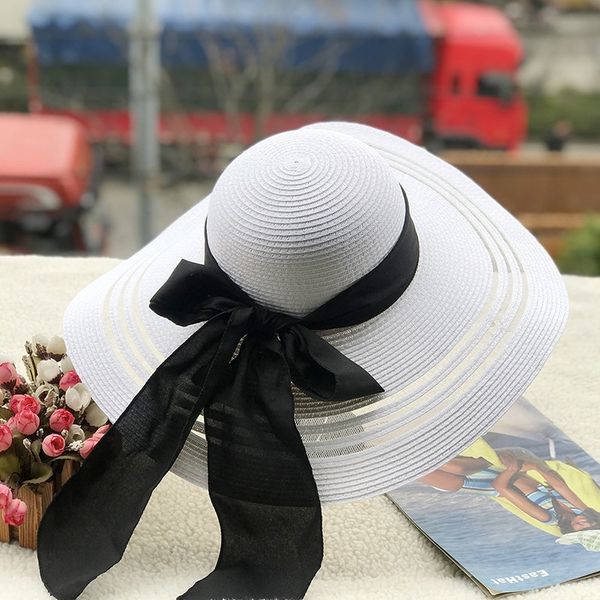 summer straw net net sunshade sun-proof straw hat mesh stitching striped big brim cap beach women's dome big hat, Blue;gray
summer straw net net sunshade sun-proof straw hat mesh stitching striped big brim cap beach women's dome big hat, Blue;gray