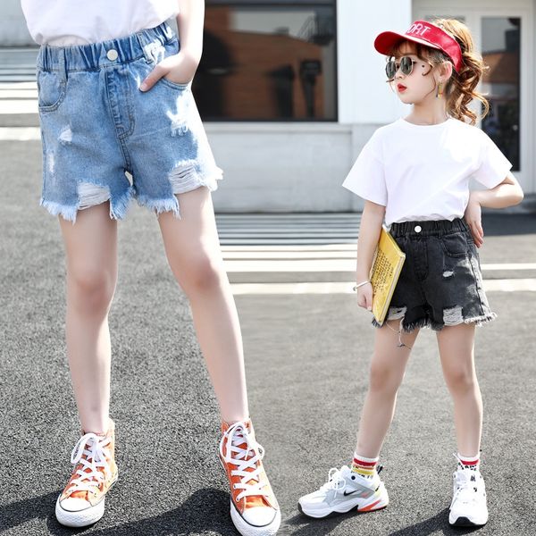 eni0i girls' denim 2020 new summer clothes outer wear thin children beggar girls hole-piercing trendy primary school students shorts an, Blue
eni0i girls' denim 2020 new summer clothes outer wear thin children beggar girls hole-piercing trendy primary school students shorts an, Blue