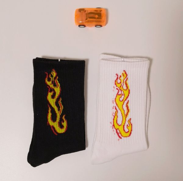 stylish mid calf new men's and autumn winter mid sports socks flame men's socks, Black
stylish mid calf new men's and autumn winter mid sports socks flame men's socks, Black