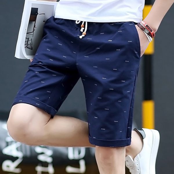 summer shorts men's summer shorts loose-fit men's middle pants beach cotton plus-sized fashion printed, Black
summer shorts men's summer shorts loose-fit men's middle pants beach cotton plus-sized fashion printed, Black