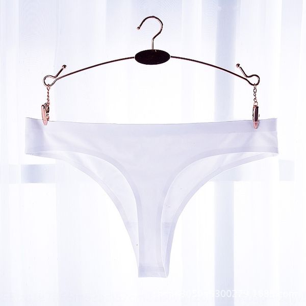 one-piece seamless low waist women's t-shaped ice silk underpants t-pants cotton bottom crotch t-shaped underwear, Black;white
one-piece seamless low waist women's t-shaped ice silk underpants t-pants cotton bottom crotch t-shaped underwear, Black;white