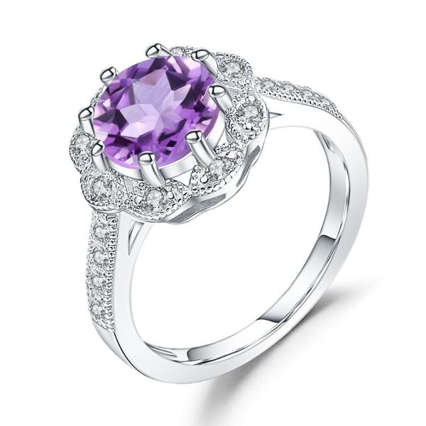 gem's ballet 2.01ct natural amethyst gemstone ring 925 sterling silver classic rings for women february birthstone fine jewelry, Golden;silver
gem's ballet 2.01ct natural amethyst gemstone ring 925 sterling silver classic rings for women february birthstone fine jewelry, Golden;silver