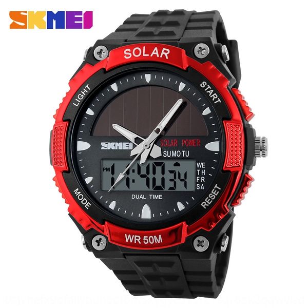 shimei men's fashion solar energy waterproof electronic outdoor sports electronic outdoor sports men's watch student children', Blue
shimei men's fashion solar energy waterproof electronic outdoor sports electronic outdoor sports men's watch student children', Blue