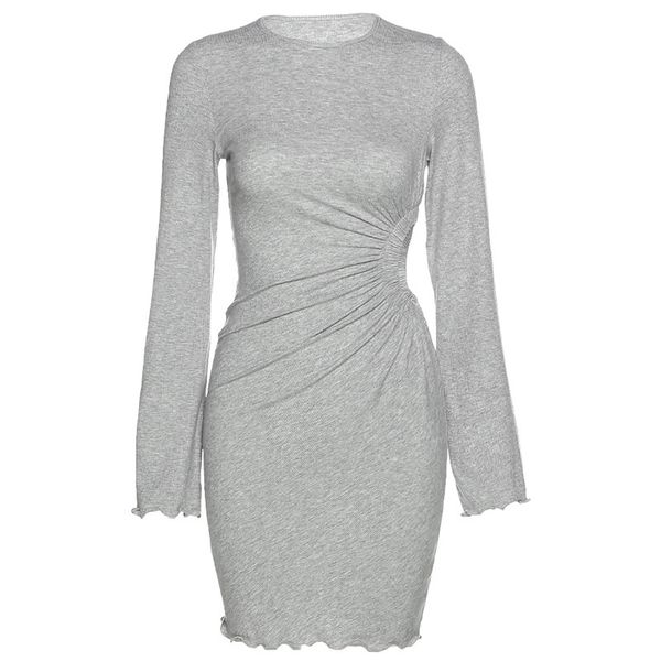 2020 autumn women new long sleeve round neck hollow out slim bodycon dress, Black;gray
2020 autumn women new long sleeve round neck hollow out slim bodycon dress, Black;gray