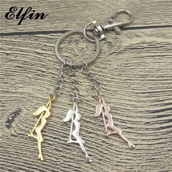 elfin trendy pole dancer key chains strip dancer gift for bachelorette party women keychains keyring figure jewellery, Silver
elfin trendy pole dancer key chains strip dancer gift for bachelorette party women keychains keyring figure jewellery, Silver