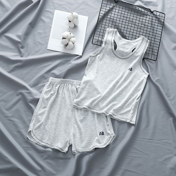 thin boys' modal suit vest and shorts sleeveless vest shorts baby traceless children sports leisure children
thin boys' modal suit vest and shorts sleeveless vest shorts baby traceless children sports leisure children