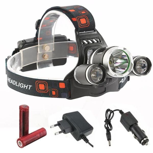 led headlight rechargeable with 2x 18650 battery torch lamp hiking 3 led portable 20000lm durable sporting goods headlamp
led headlight rechargeable with 2x 18650 battery torch lamp hiking 3 led portable 20000lm durable sporting goods headlamp