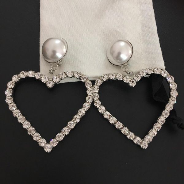 luxury designer jewelry large heart pendant earrings for women fashion brand jewelry gift ship, Silver
luxury designer jewelry large heart pendant earrings for women fashion brand jewelry gift ship, Silver