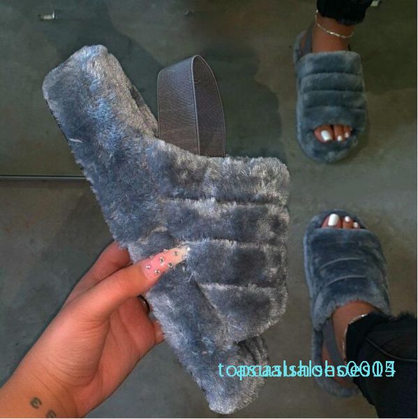 women spring plush slippers 2020 ms flat bottom antiskid indoor all-around comfortable sandals outdoor leisure women c14, Black
women spring plush slippers 2020 ms flat bottom antiskid indoor all-around comfortable sandals outdoor leisure women c14, Black
