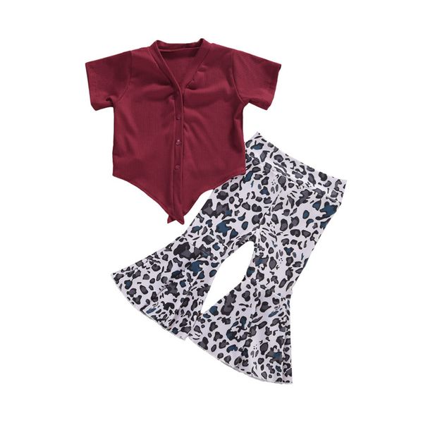 clothing sets 2021 baby girl set red rib knitted short sleeve + leopard flared bell bottom pants 6m-5y kids children outfit, White
clothing sets 2021 baby girl set red rib knitted short sleeve + leopard flared bell bottom pants 6m-5y kids children outfit, White
