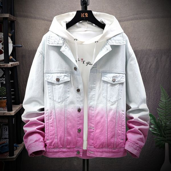 2019 spring and autumn new men's korean style denim trendy loose fashion brand jacket ins jacket upper clothes male students, Black;brown
2019 spring and autumn new men's korean style denim trendy loose fashion brand jacket ins jacket upper clothes male students, Black;brown