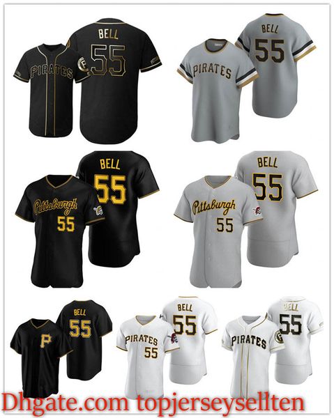 pittsburgh pirates men women youth 55 josh bell authentic 2020 road baseball jersey, Black
pittsburgh pirates men women youth 55 josh bell authentic 2020 road baseball jersey, Black