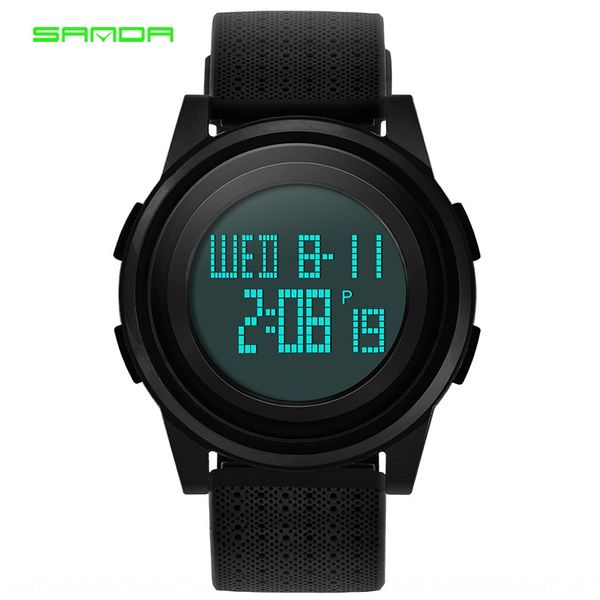 sanda multi-function electronic electronic sports led watch korean fashion creative couple men's watch, Blue
sanda multi-function electronic electronic sports led watch korean fashion creative couple men's watch, Blue
