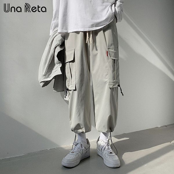 una reta man pants new fashion streetwear joggers hip hop long pants men elastic waist function drawstring design men, Black
una reta man pants new fashion streetwear joggers hip hop long pants men elastic waist function drawstring design men, Black