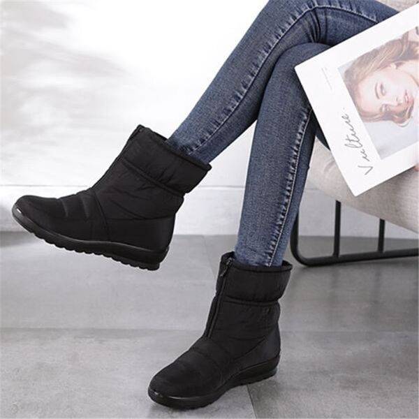 women boots waterproof snow boots female plush winter women warm botas mujer winter shoes woman plus size platform, Black
women boots waterproof snow boots female plush winter women warm botas mujer winter shoes woman plus size platform, Black
