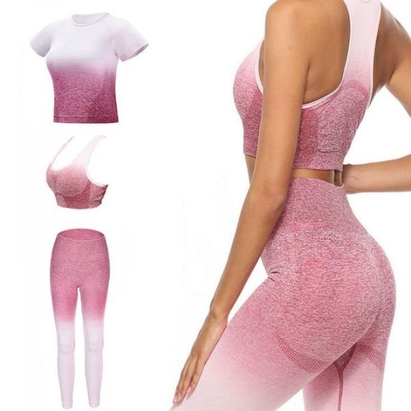 женщины йога набор crop vital бесшовные gradient спорт бюстгальтер + топ с длинным рукавом + running gym высокой талией леггинсы фитнес спор, White;red
женщины йога набор crop vital бесшовные gradient спорт бюстгальтер + топ с длинным рукавом + running gym высокой талией леггинсы фитнес спор, White;red