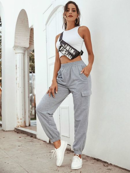 womens trackpants hip hop new stylish women's sports high waist casual women solid color yoga pants new trousers, Black;white
womens trackpants hip hop new stylish women's sports high waist casual women solid color yoga pants new trousers, Black;white