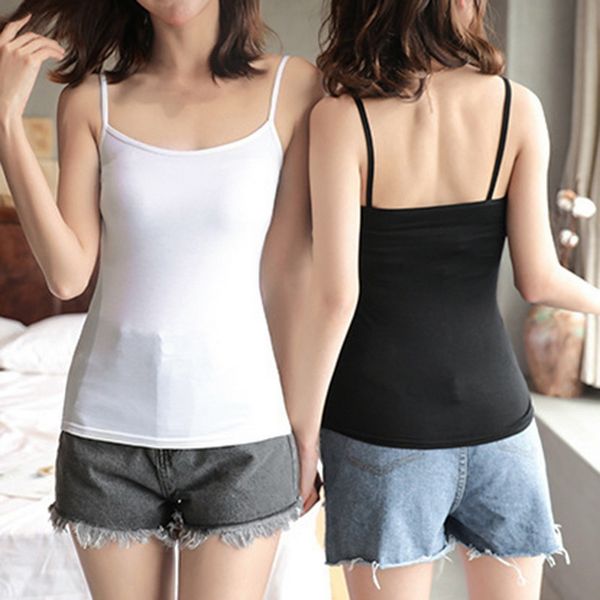 camisoles & tanks women thin wild solid camis vest tank female 2021 summer strap basic chiffon sleeveless camisole, Black;white
camisoles & tanks women thin wild solid camis vest tank female 2021 summer strap basic chiffon sleeveless camisole, Black;white