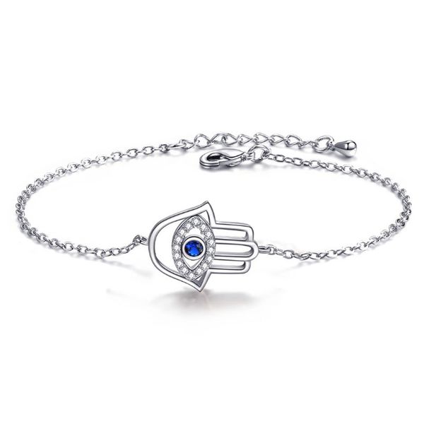 18k white/rose gold plated cz cluster blue evil eye hand of fatima rolo chain bracelet fashion jewelry for party wedding, Black
18k white/rose gold plated cz cluster blue evil eye hand of fatima rolo chain bracelet fashion jewelry for party wedding, Black