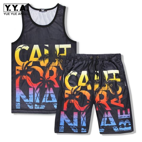 new fashion men summer breathable sleeveless vest elastic shorts 2pcs set beach wear jogging tracksuit letters printed sets, Gray
new fashion men summer breathable sleeveless vest elastic shorts 2pcs set beach wear jogging tracksuit letters printed sets, Gray