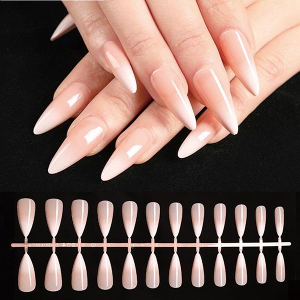false nails nude gradient artificial fake fingernails long french with design diy full cover tips manicure tool, Red;gold
false nails nude gradient artificial fake fingernails long french with design diy full cover tips manicure tool, Red;gold