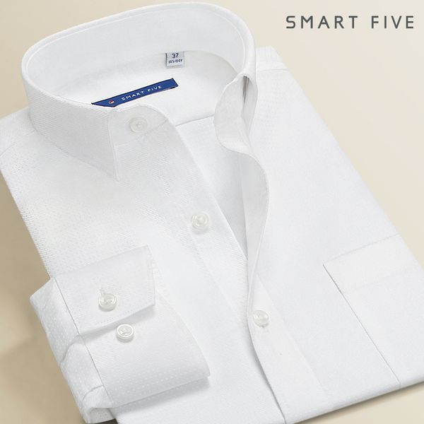 men's dress shirts men white shirt long sleeve positive season business pure cotton jacquard inch clothing slim fit chao, White;black
men's dress shirts men white shirt long sleeve positive season business pure cotton jacquard inch clothing slim fit chao, White;black