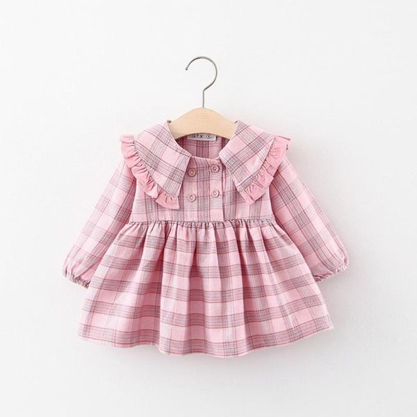 girls princess dress 2020 autumn children kids baby infants button plaided long sleeve casaul pleated dresses vestidos s11045, Red;yellow
girls princess dress 2020 autumn children kids baby infants button plaided long sleeve casaul pleated dresses vestidos s11045, Red;yellow