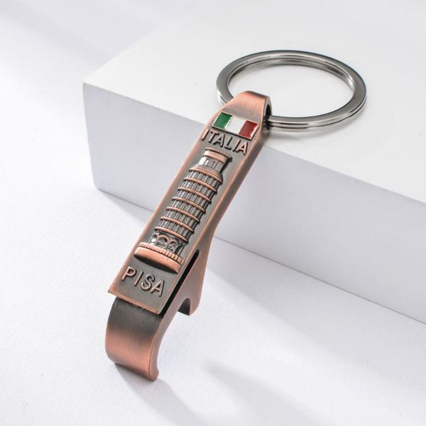 vicney italia vintage opener keychain 3d relief leaning tower of pisa key chain individuality bar opener key chain ring, Silver
vicney italia vintage opener keychain 3d relief leaning tower of pisa key chain individuality bar opener key chain ring, Silver