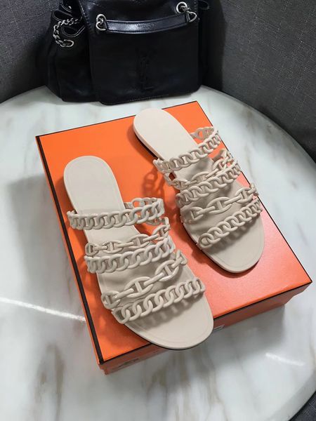 designer slippers women sandals rivage chaine d'ancre rubber jelly sandals slides flat flip flops slippers party wedding shoes with box, Black
designer slippers women sandals rivage chaine d'ancre rubber jelly sandals slides flat flip flops slippers party wedding shoes with box, Black