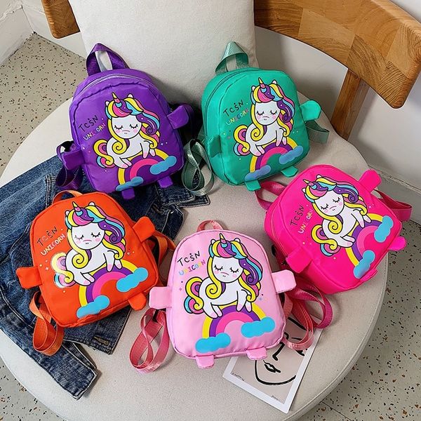 kindergarten bag boy girl children's small backpack 1-3-6 years old baby cute cartoon korean backpack