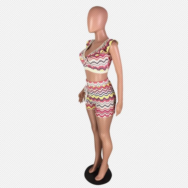 2018 amazon v-neck printed sleeveless ruffled tube wavy pattern swimsuit swimming trunks two-piece set, Gray
2018 amazon v-neck printed sleeveless ruffled tube wavy pattern swimsuit swimming trunks two-piece set, Gray