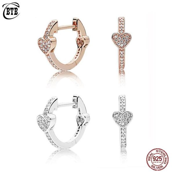 real 925 sterling silver rose alluring hearts original hoop earrings with shiny cz for women charm gift fine jewelry, Golden;silver
real 925 sterling silver rose alluring hearts original hoop earrings with shiny cz for women charm gift fine jewelry, Golden;silver
